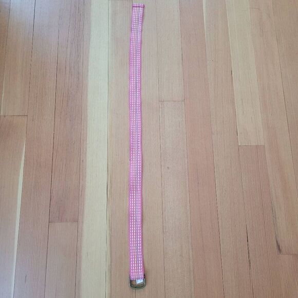 Pink multicolored‎ rainbow striped 100% cotton belt twee y2k kidcore maximalist - Picture 4 of 7